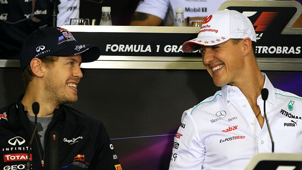 Sebastian Vettel vermisst die guten Ratschläge Michael Schumachers, Foto: Sutton