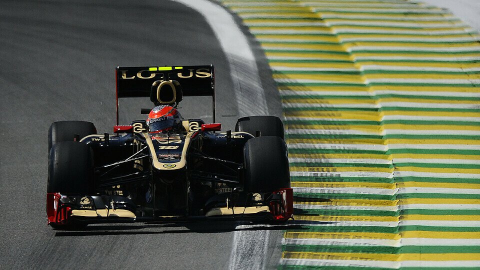 Romain Grosjean bekam die Reifen am Freitag in Interlagos nicht in den Griff, Foto: Sutton