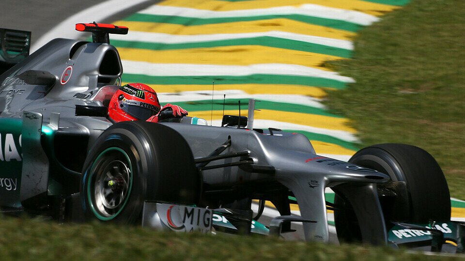 Schumacher spulte 72 Runden ab, Foto: Sutton