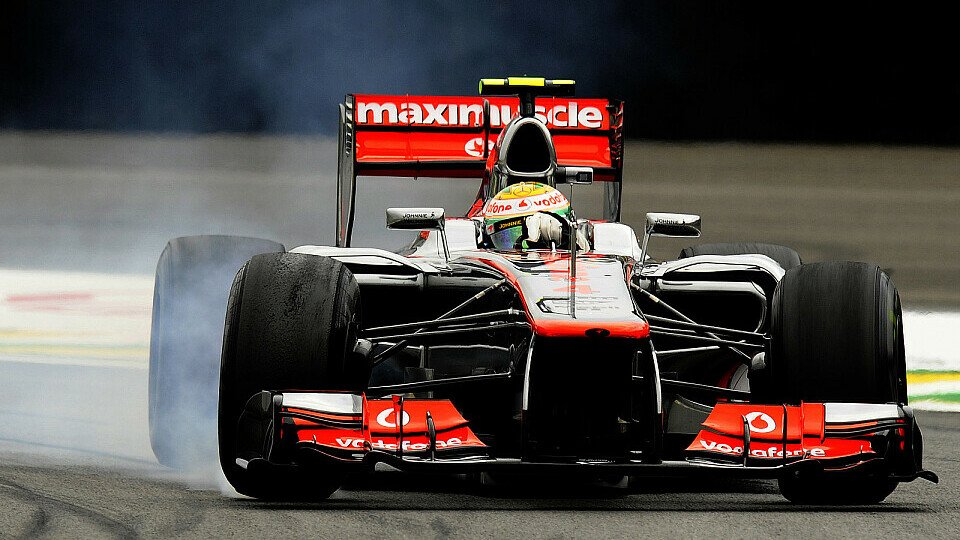 Lewis Hamilton konnte sein letztes Rennen für McLaren nicht beenden, Foto: Sutton
