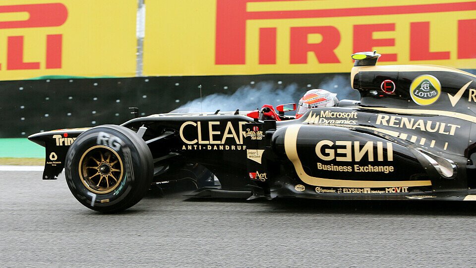 Grosjean schied in Q1 nach einer Berührung aus, Foto: Sutton