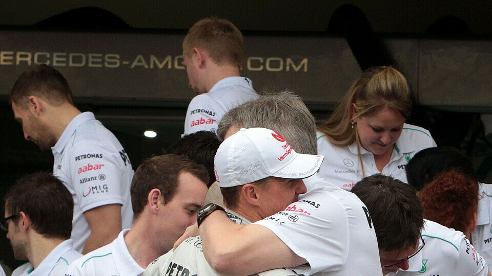Ross Brawn und Michael Schumacher verbindet eine lange Freundschaft, Foto: Sutton