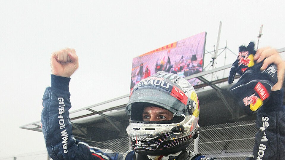 Vettel sicherte sich mit P6 den dritten Titel, Foto: Sutton