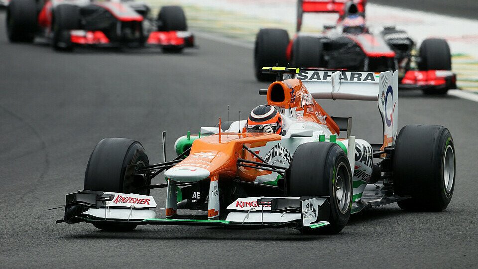 Force India etablierte sich in der zweiten Saisonhälfte als fünfte Kraft, Foto: Sutton