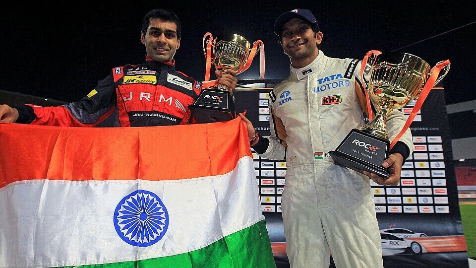 Beim Race of Champions trumpften Karthikyan und Chanhok auf, Foto: Race of Champions