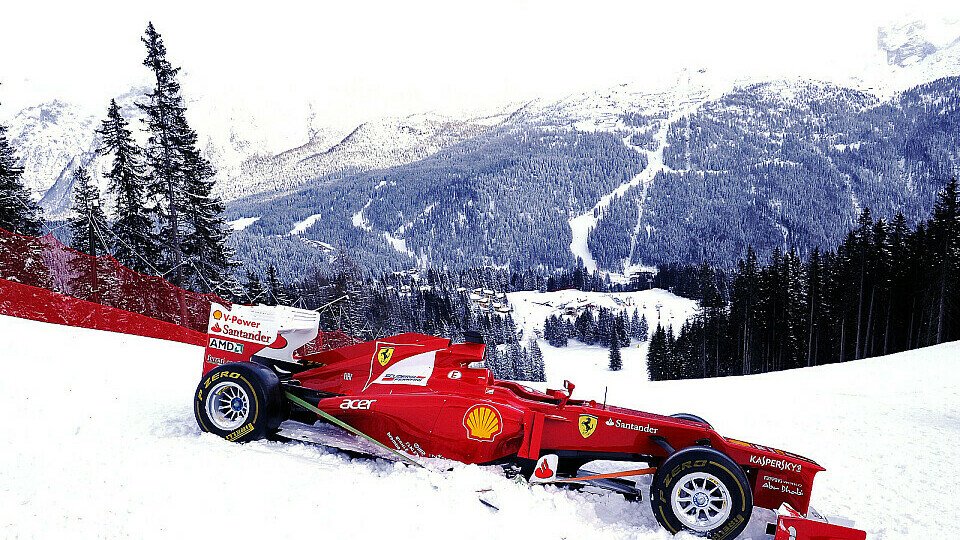 Ein Rennen im Schnee - das wäre doch mal was!, Foto: Ferrari