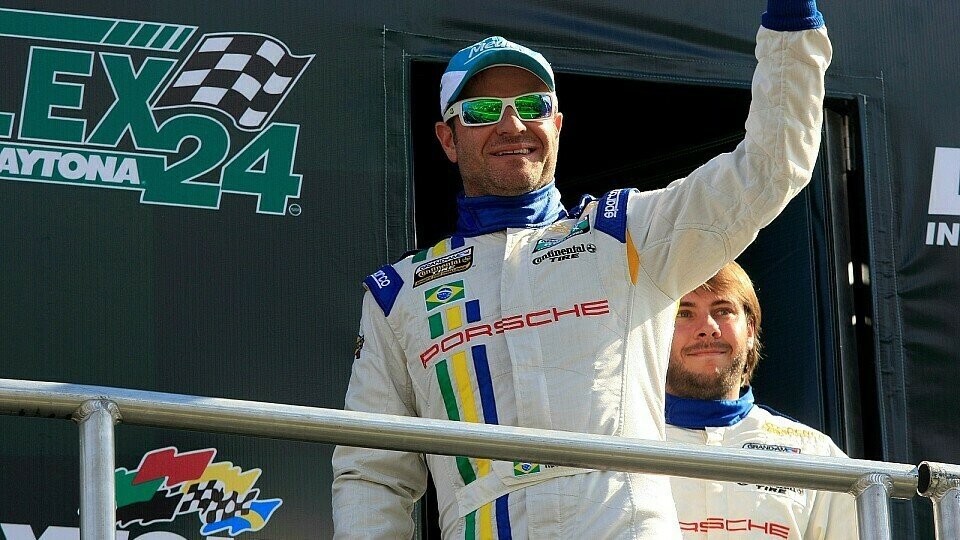 Rubens Barrichello während des Vorprogramms zum Daytona-Spektakel