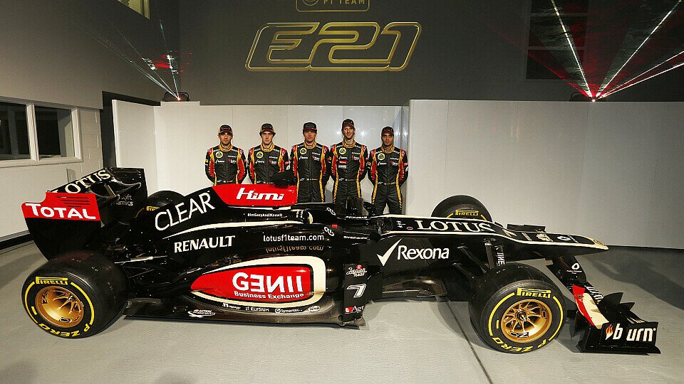 Gleich drei Lotus-Piloten testen in Silverstone., Foto: Lotus F1 Team