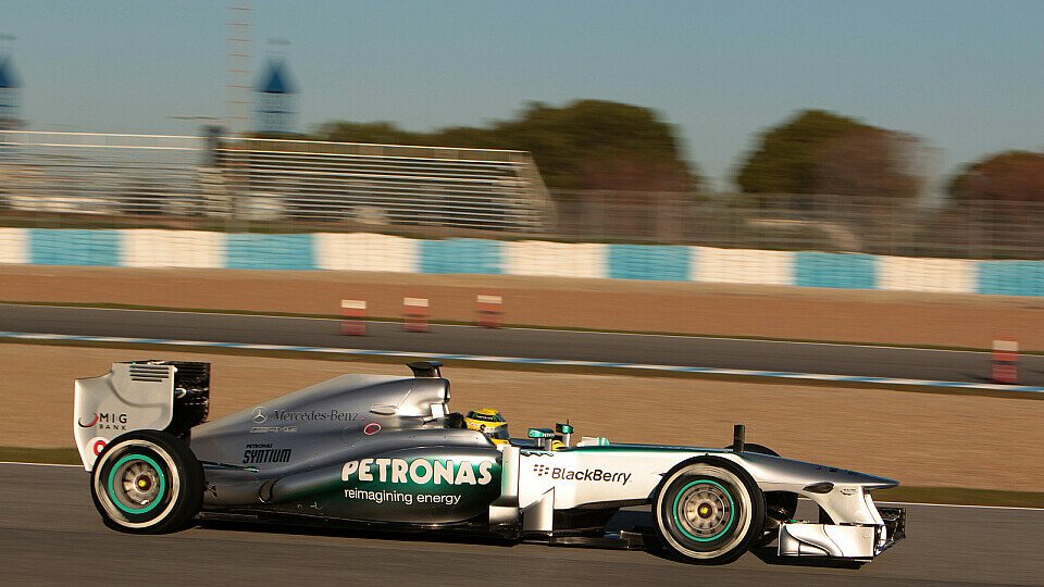 Nico Rosberg bei den Testfahrten in Jerez, Foto: Sutton