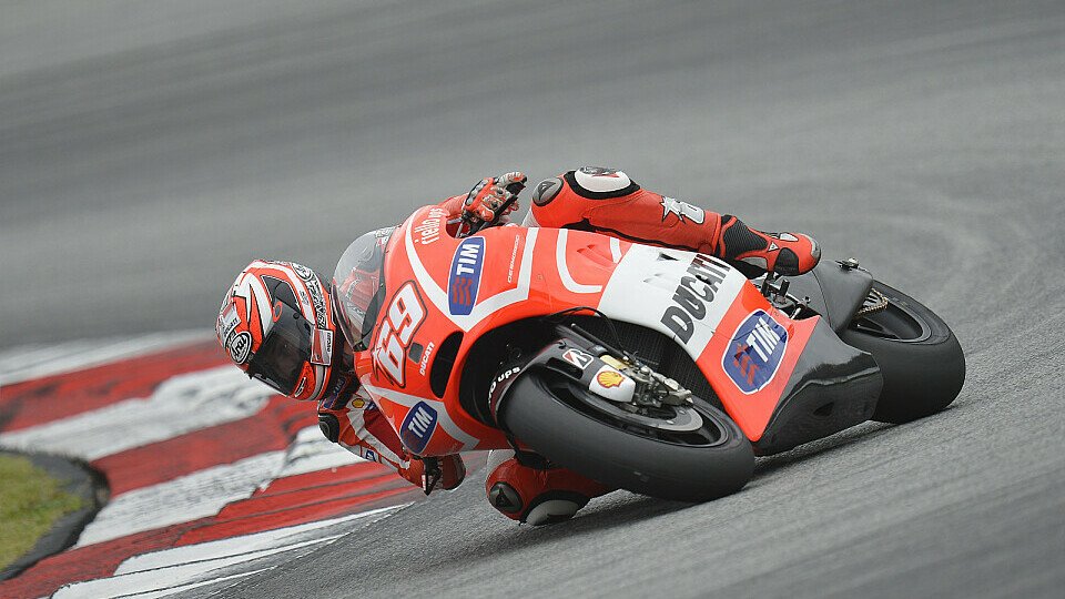 Nicky Hayden stellte nach dem ersten Testtag fest, wie viel Arbeit man noch vor sich hat, Foto: Ducati