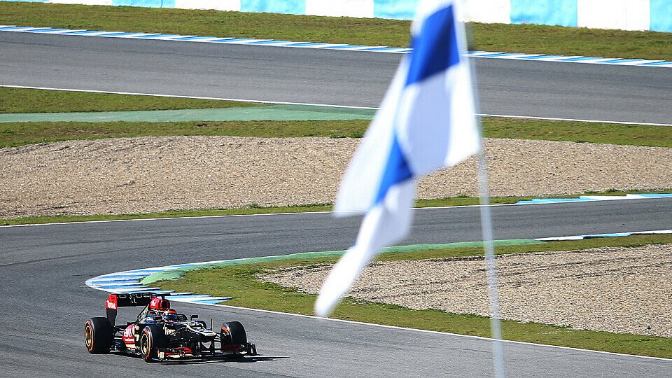 Kimi Räikkönen drehte am Donnerstag seine ersten Runden in Jerez, Foto: Sutton