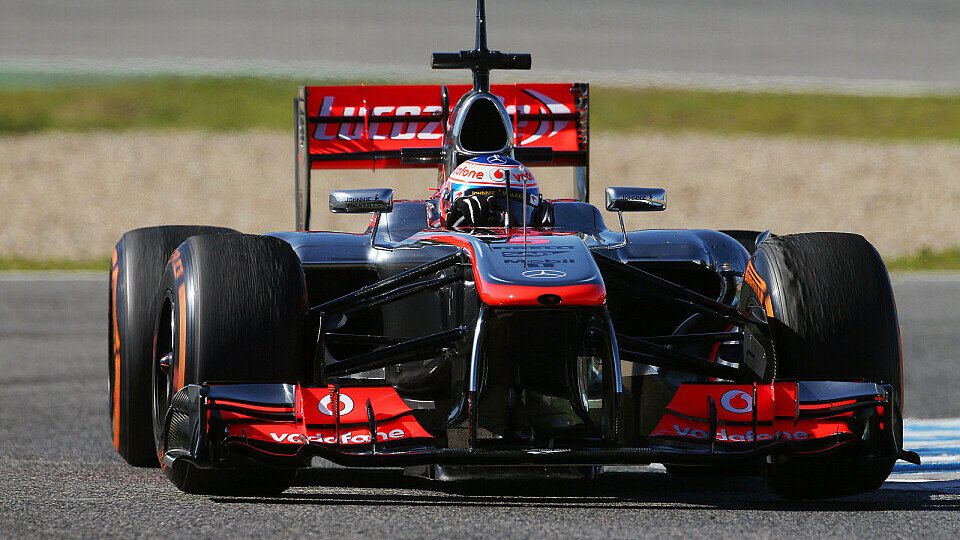 Button fuhr am dritten Testtag auf Platz sieben, Foto: Sutton