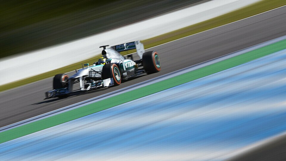 Nico Rosberg fuhr zwar nicht viel, dafür aber schnell, Foto: Mercedes AMG