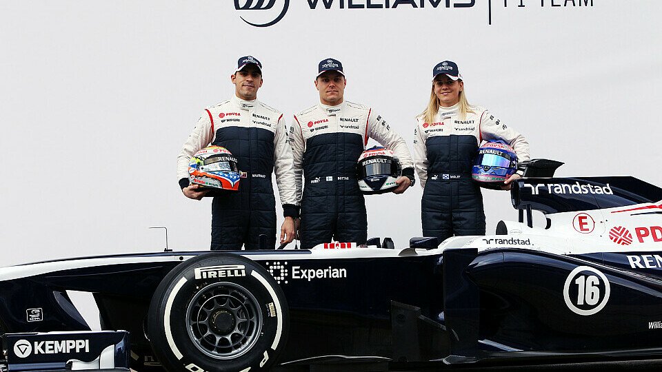 Williams präsentiert den neuen Boliden am Rande der Testfahrten in Barcelona, Foto: Sutton