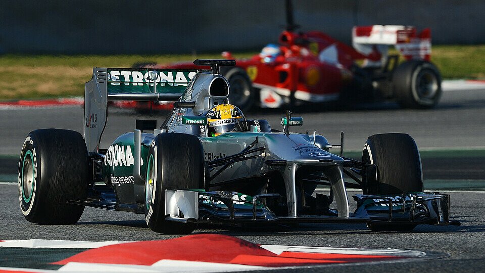 Mercedes & Ferrari machten zuletzt in Barcelona einen schnellen Eindruck, Foto: Sutton