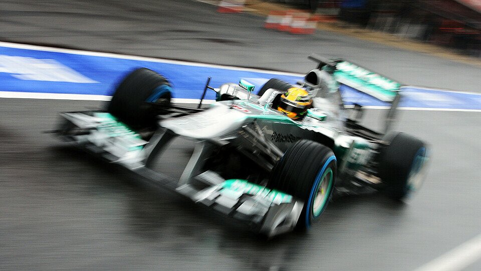 Lewis Hamilton beendete Barcelona-Test Nr. 1 mit der Bestzeit, Foto: Sutton