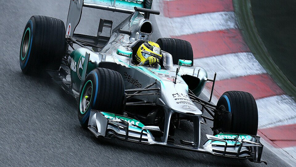 Mercedes hinterließ bei den kühlen Tests einen starken Eindruck, Foto: Mercedes AMG