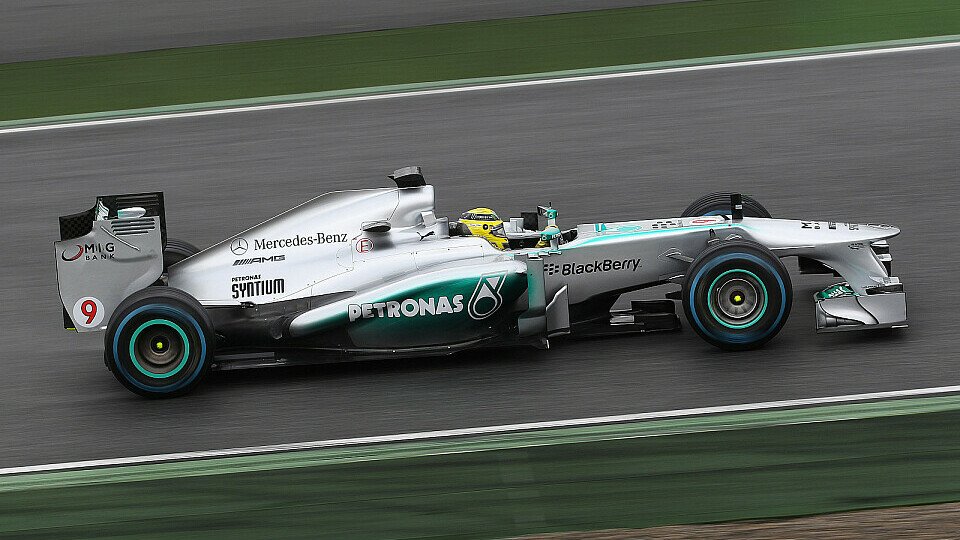 Rosberg verbesserte die Bestzeit von Hamilton, Foto: Mercedes AMG