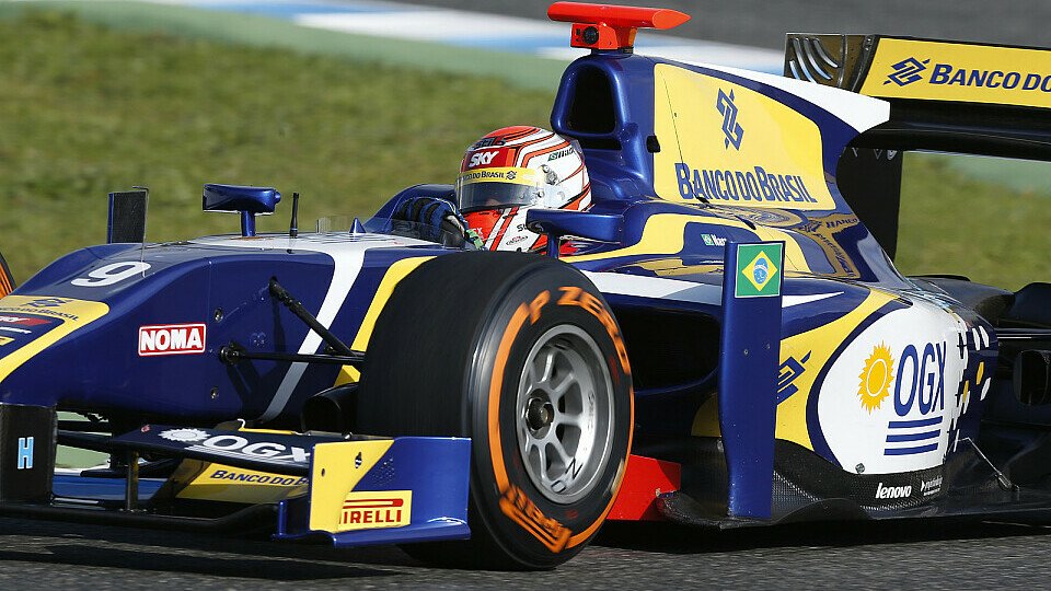 Felipe Nasr wurde im 2. Bahrain-Rennen Zweiter hinter Sam Bird, Foto: GP2 Series
