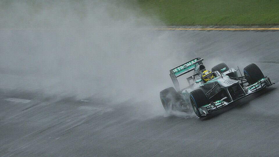 Rosberg war im Nassen schnell, Foto: Sutton