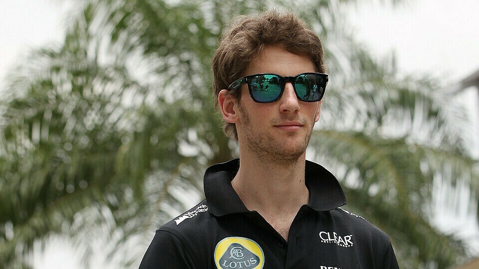 Romain Grosjean blickt zuversichtlich auf den Malaysia GP, Foto: Sutton