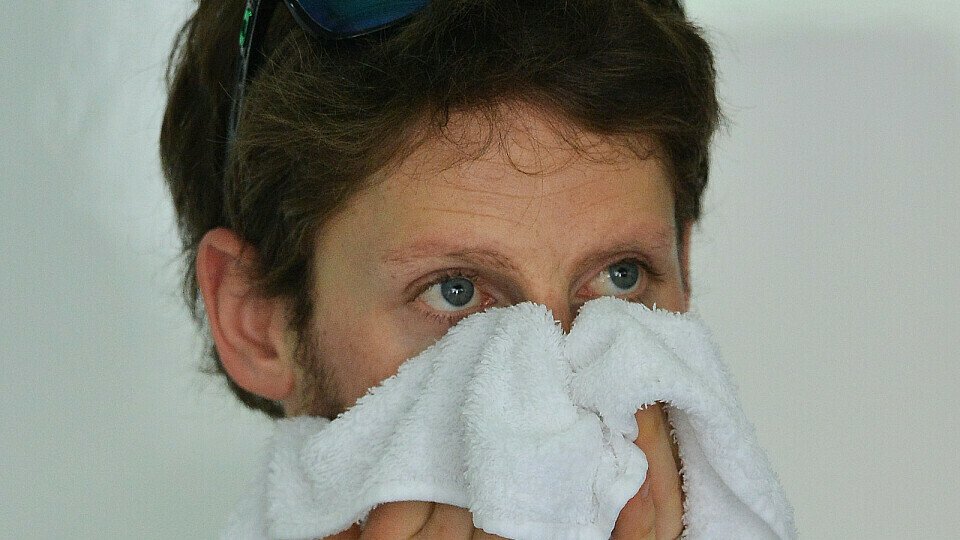 Romain Grosjean will am liebsten gar nicht hinsehen