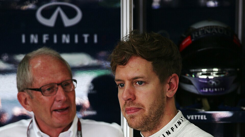 Vettel und Marko hoffen auf ein erfolgreiches Rennen, Foto: Red Bull