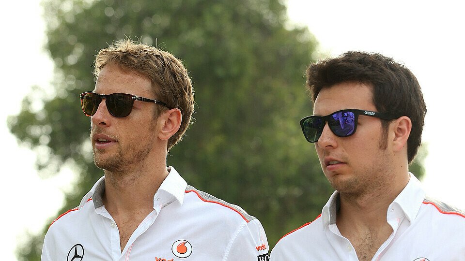 Button und Pérez haben sich wieder lieb, Foto: Sutton