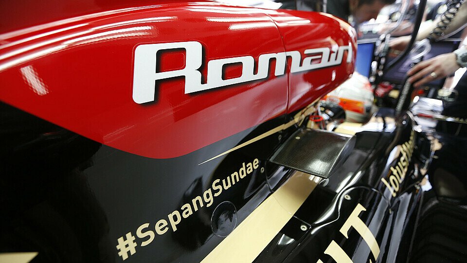 Romain Grosjeans größte Qualität ist sein purer Speed, Foto: Lotus F1 Team