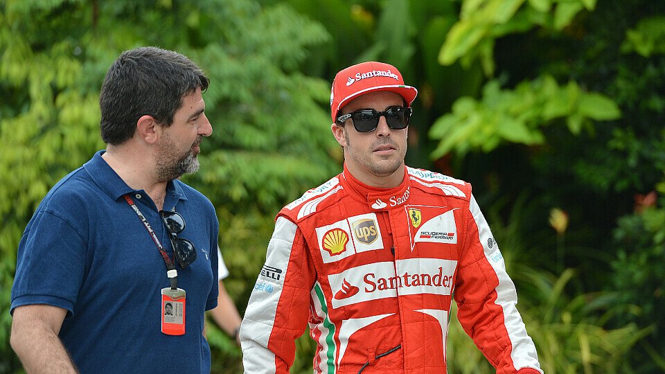 Alonso-Manager Abad kontert die Sticheleien durch Ferrari-Präsident Marchionne, Foto: Sutton