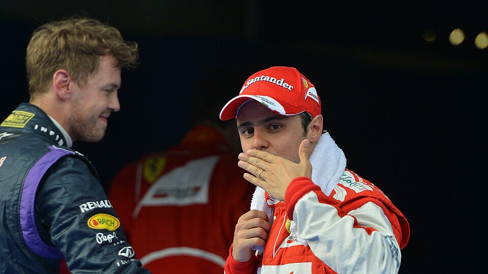 Felipe Massa schätzt Sebastian Vettel sehr, Foto: Sutton