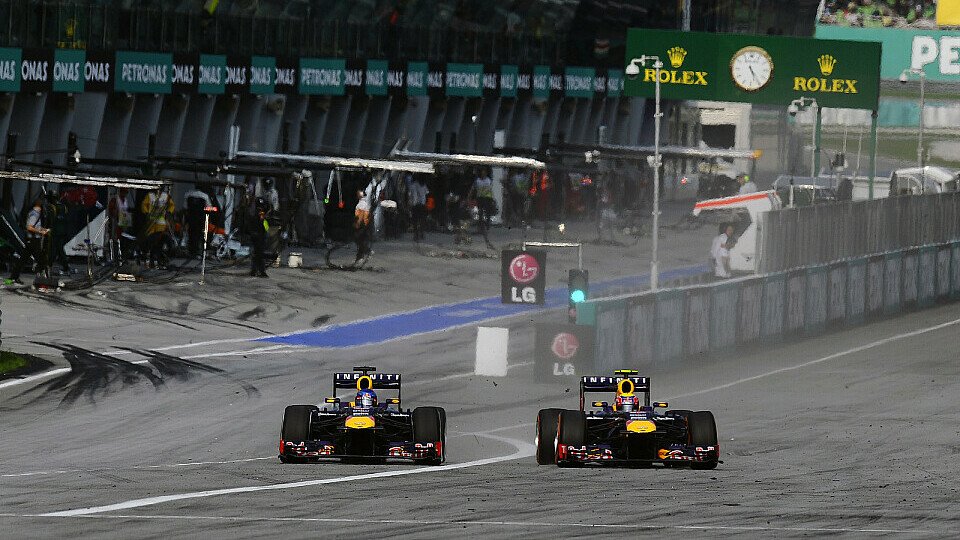 Vettel kochte Webber ab, die Stimmung kochte über, Foto: Sutton