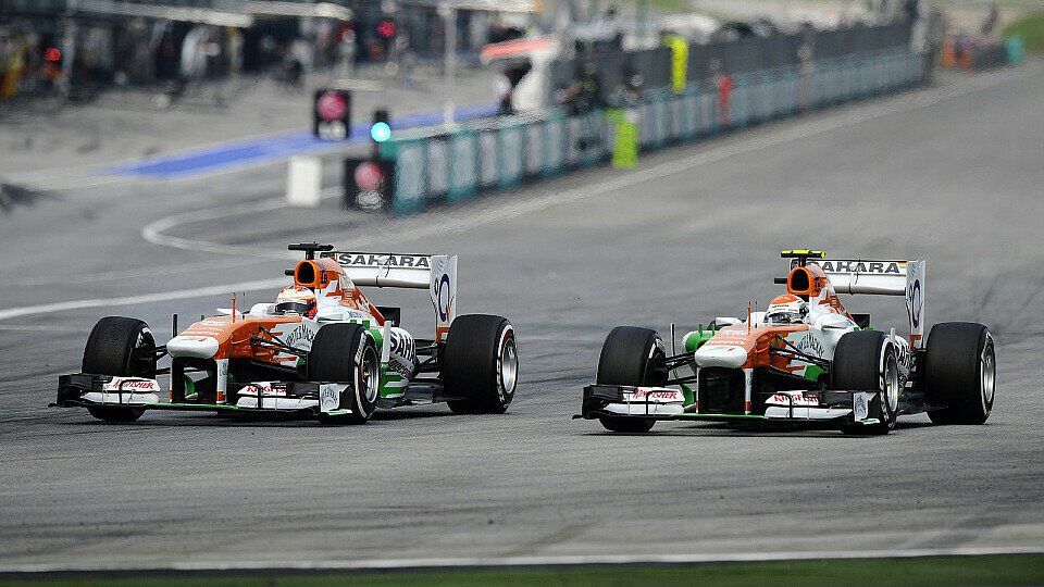 Force India war die positive Überraschung der ersten beiden Saisonrennen, Foto: Sutton
