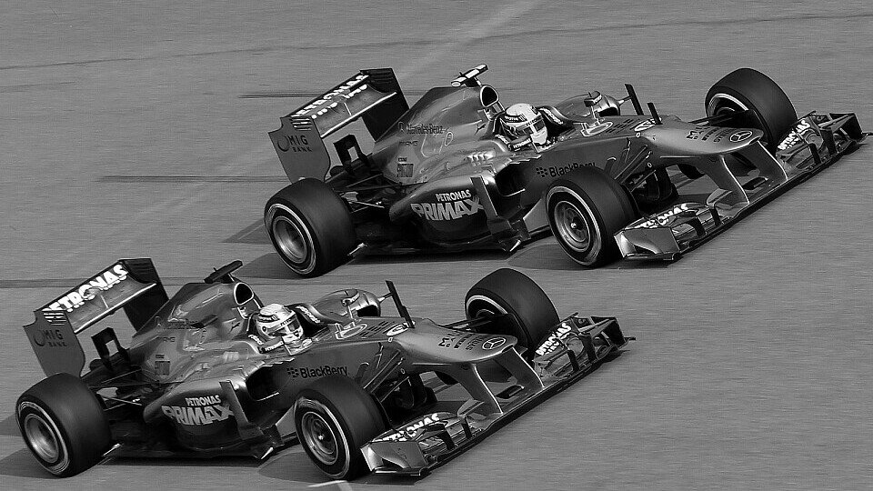 Rosberg musste Hamilton den Vortritt lassen, Foto: Sutton