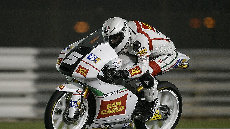 Romano Fenati war im ersten Moto3-Training der Schnellste, Foto: Milagro