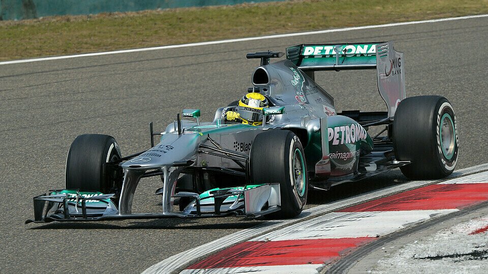Nico Rosberg gewann 2012 in China, diesmal fiel er aus, Foto: Sutton