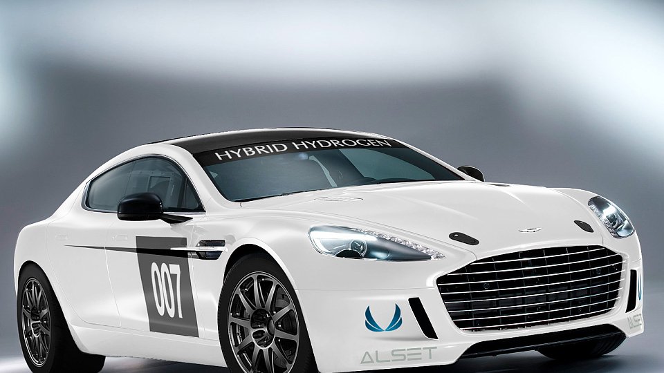 Der Aston Martin Rapide S ist das erste Wasserstoff-Auto beim 24-Stunden-Rennen, Foto: Aston Martin