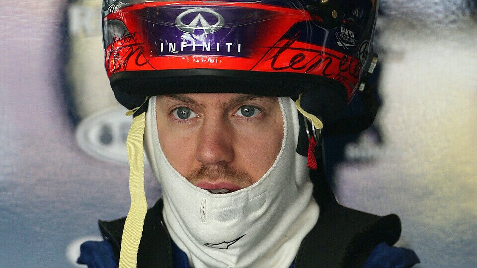 Sebastian Vettel brach seinen letzten Run in Q3 nach einem Verbremser ab, Foto: Sutton