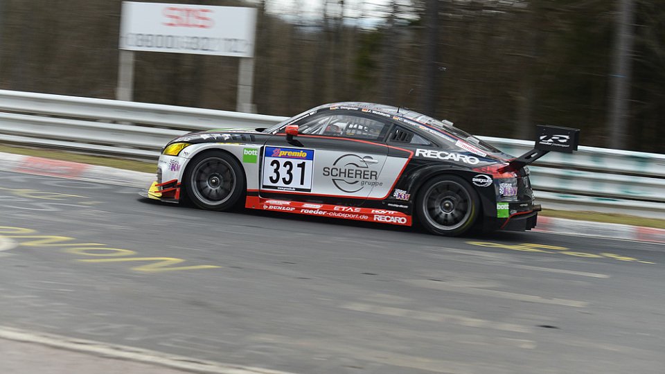 Der Audi TT-RS von Raeder Motorsport siegte in der SP3T, Foto: Nico Stockmayer