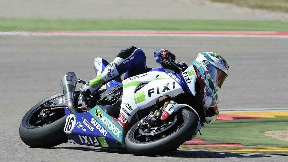 Jules Cluzel war mit seinem starken Wochenende in Aragon zufrieden, Foto: FIXI Crescent Suzuki