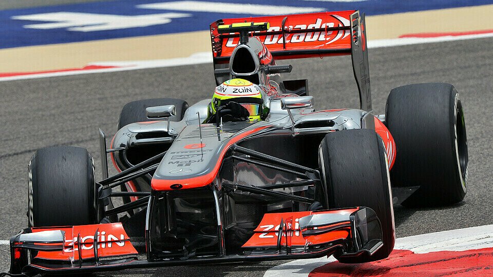 Sergio Perez fährt in Bahrain sein bestes Saisonergebnis ein, Foto: Sutton