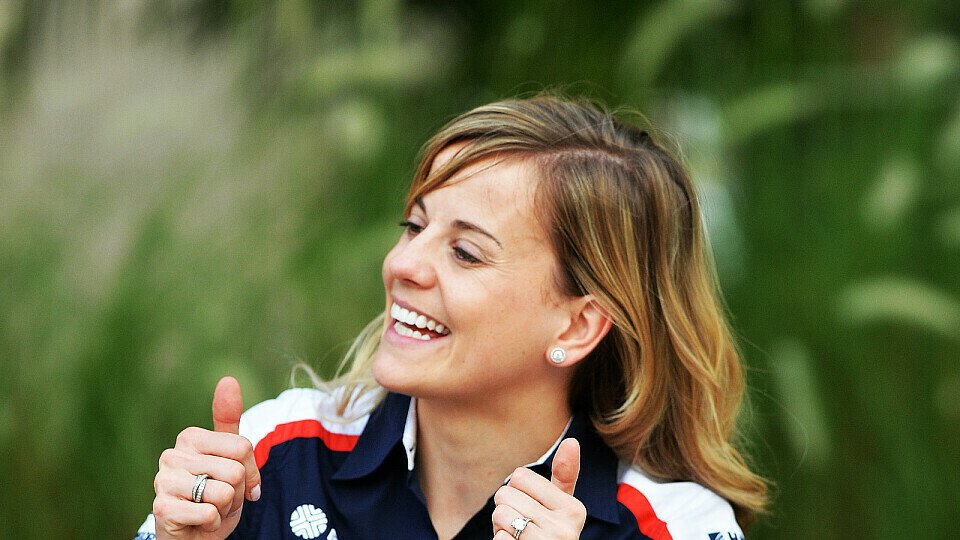 Susie Wolff erhält ihren ersten großen Einsatz in der Formel 1, Foto: Sutton
