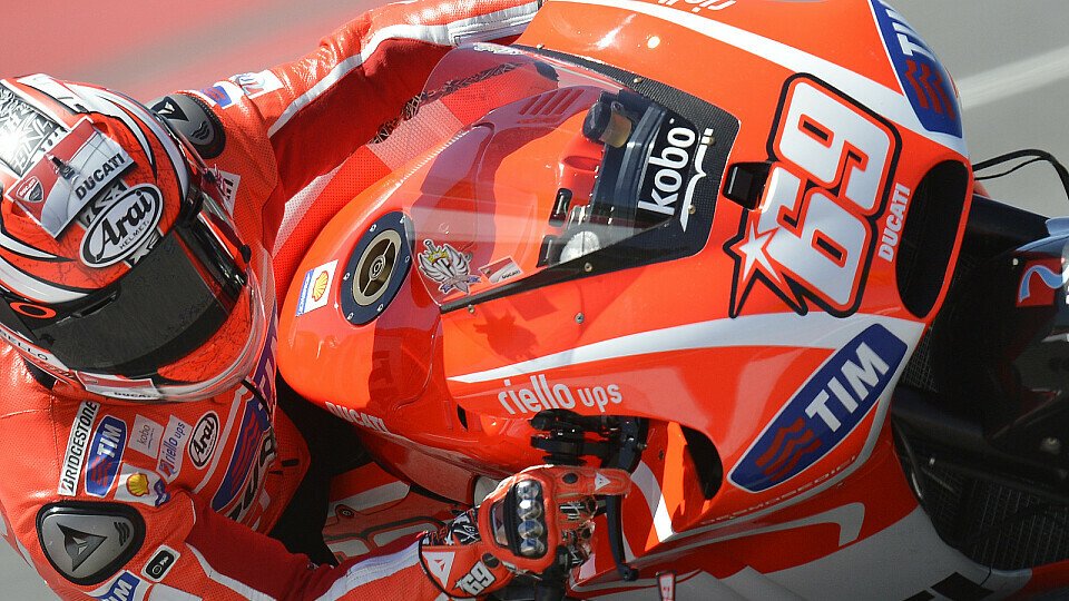 Nicky Hayden kämpfte mit Schmerzen in seiner Hand, Foto: Ducati