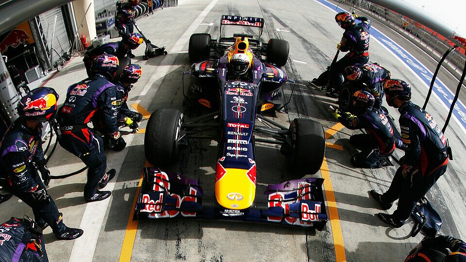 Sebastian Vettels Drei-Stopp-Strategie erwies sich als die schnellste, Foto: Red Bull