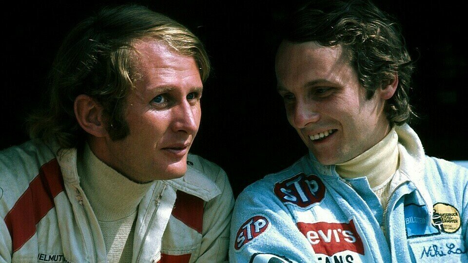 Helmut Marko und Niki Lauda debütierten 1971 beim Großen Preis von Österreich zusammen in der Formel 1, Foto: Sutton