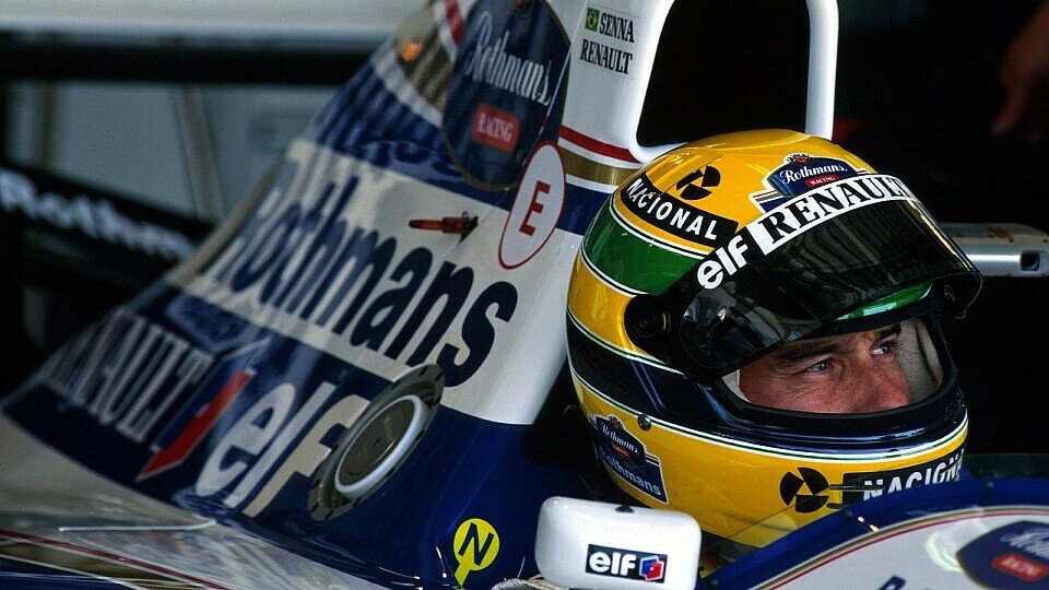 Die größte Legende der Formel 1: Ayrton Senna 1994 im Williams-Renault FW16, Foto: Sutton