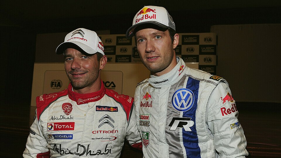 Sebastien Loeb und Sebastien Ogier stehen sich im Duell gegenüber, Foto: Volkswagen Motorsport