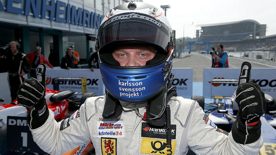 Felix Rosenqvist will auch am Wochenende wieder strahlen., Foto: FIA F3