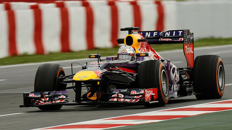 Sebastian Vettel setzte sich hauchdünn durch, Foto: Sutton