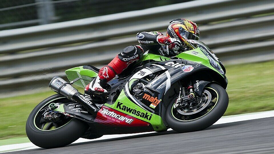 Loris Baz konnte auf Qualifyern nicht die richtig schnelle Runde fahren, Foto: Kawasaki Racing Team